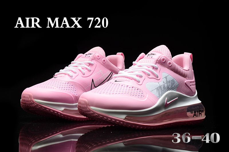 Nike Air Max 720 Pink White For Women - Click Image to Close